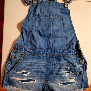 American Eagle Short Overalls